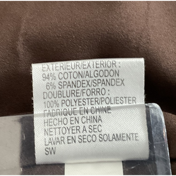 Tahari Women's Dress Size 2 Sleeveless Multicolor Abstract Pattern Cotton Blend - Picture 10 of 12